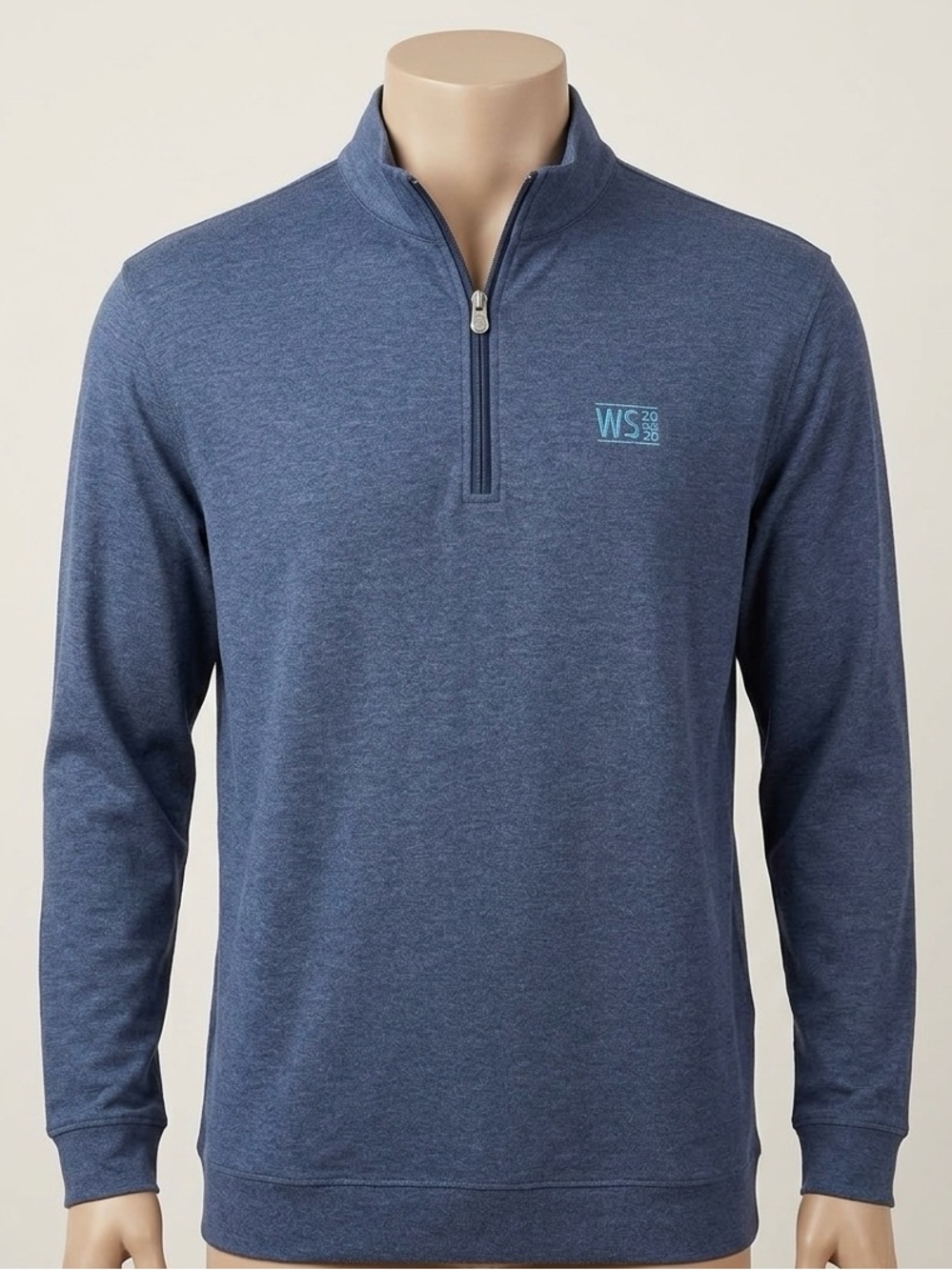 Peter Millar Perth Performance Quarter Zip XXL Blue WS 2020 World Series